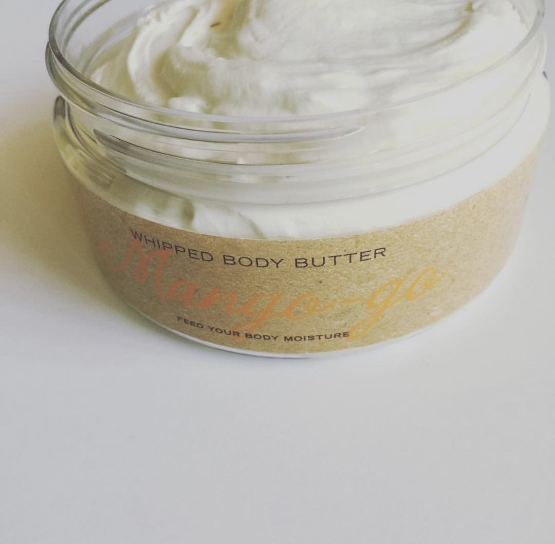 Photo of whipped body butter moisturizer