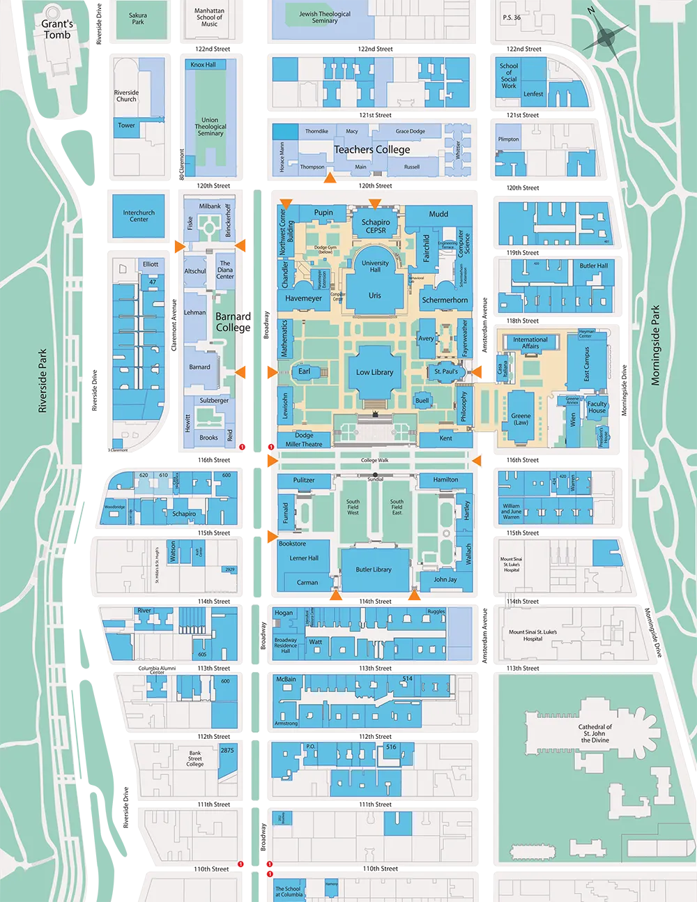 Morningside Campus Map