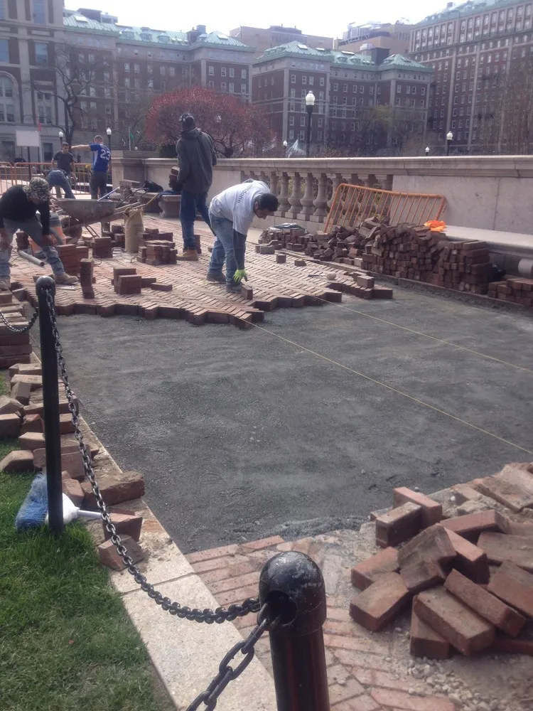 College Walk paver improvement project image