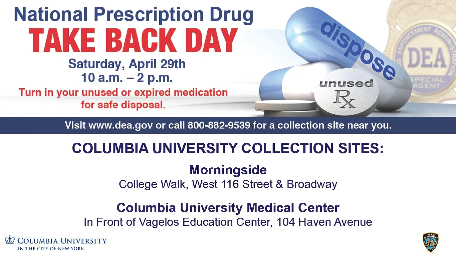 National Prescription Drug Take Back Day