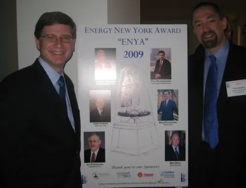 Joe Ienuso Accepts University's ENYA Award 