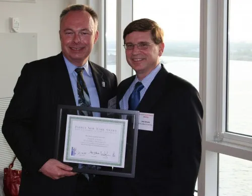 Joe Ienuso Accepts University's ENYA Award 