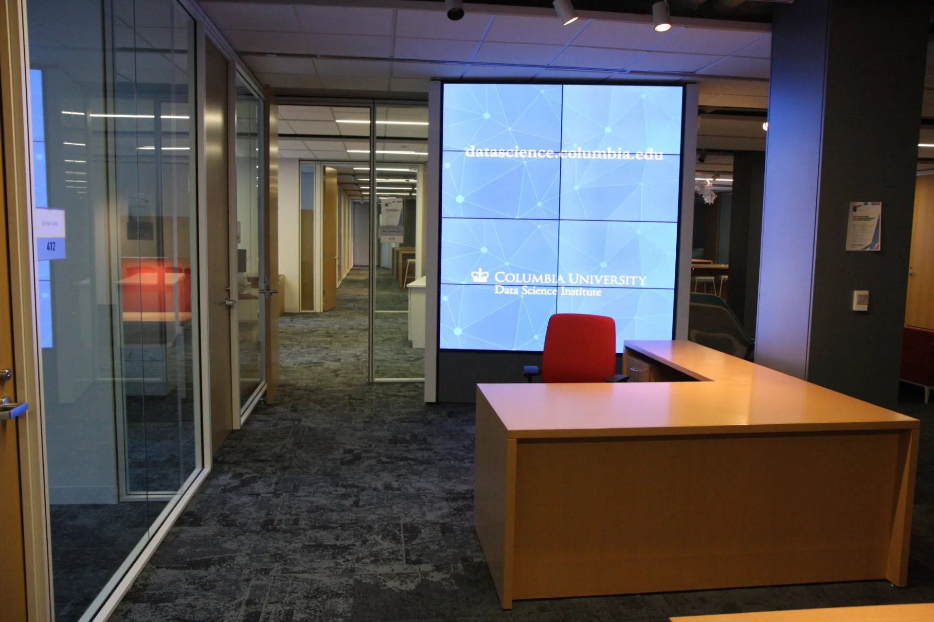 The new Fu Foundation School of Engineering and Applied Science space for Data Science, on the fourth and fifth floors of Mudd Hall, has earned LEED® Gold certification