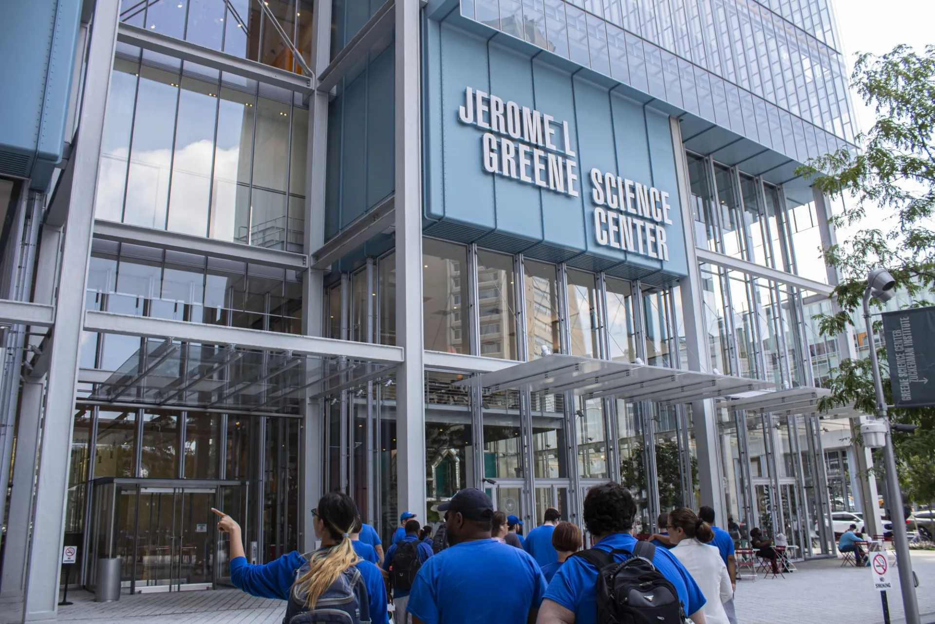 SNACK walks toward JLG Science Center