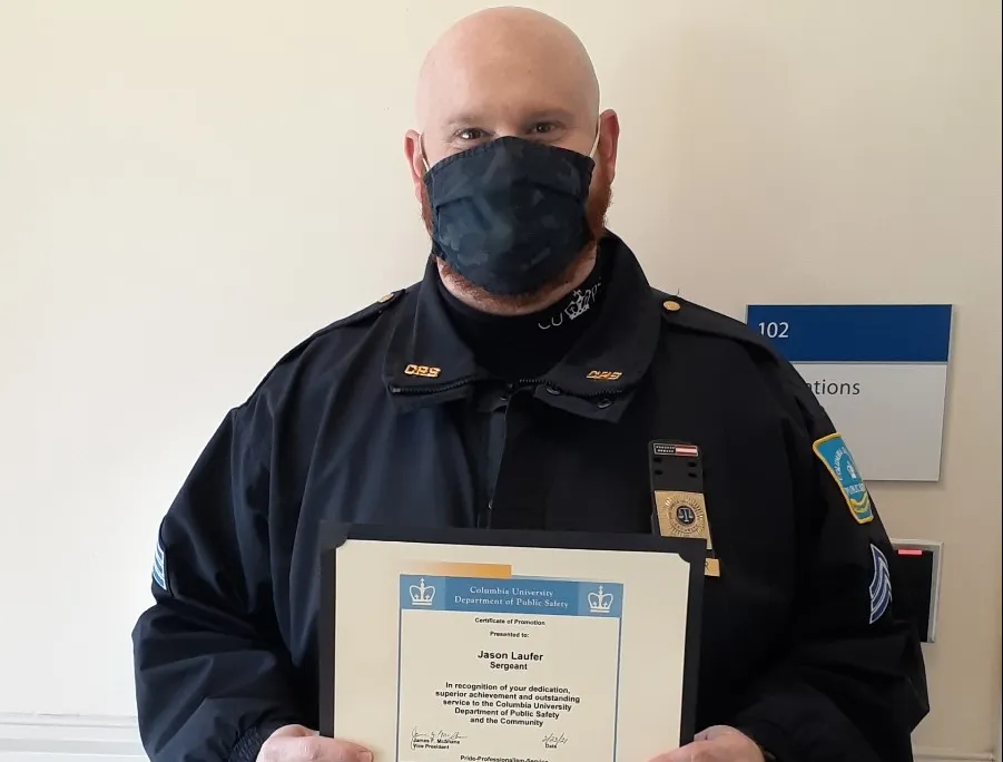 Jason Laufer,  Sergeant, Manhattanville