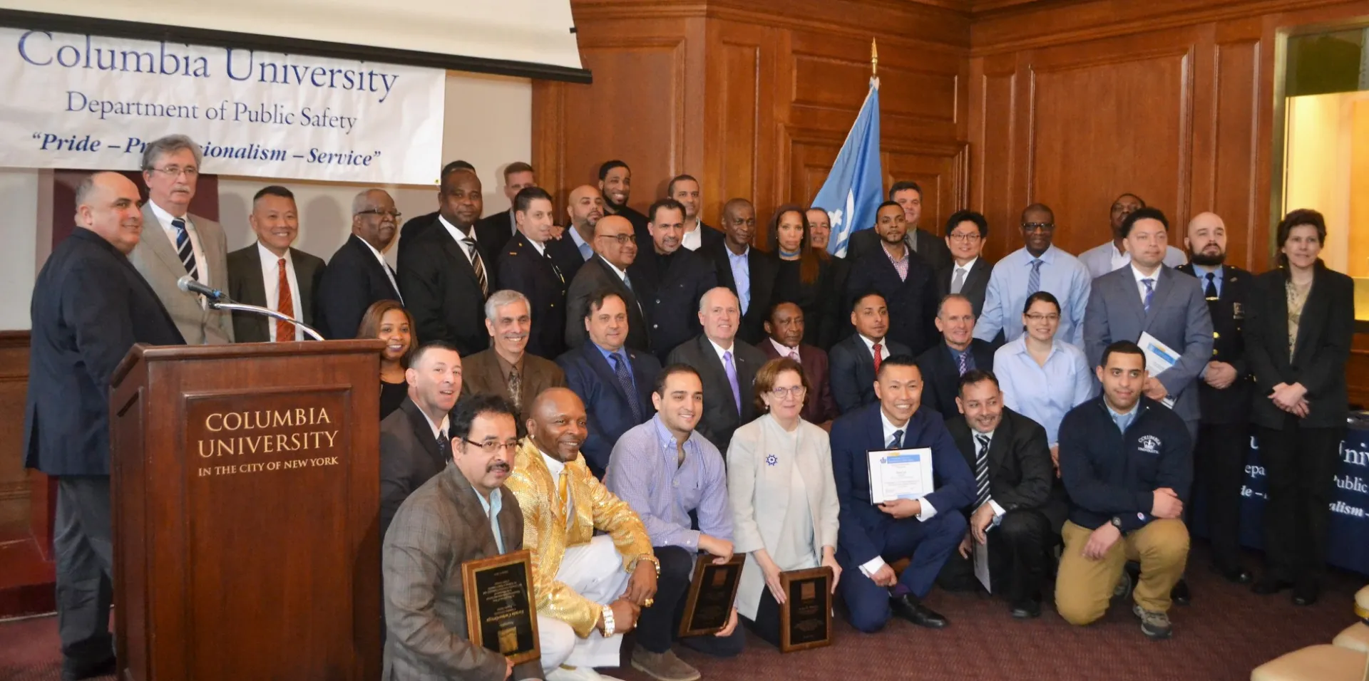 Honorees at the awards ceremony