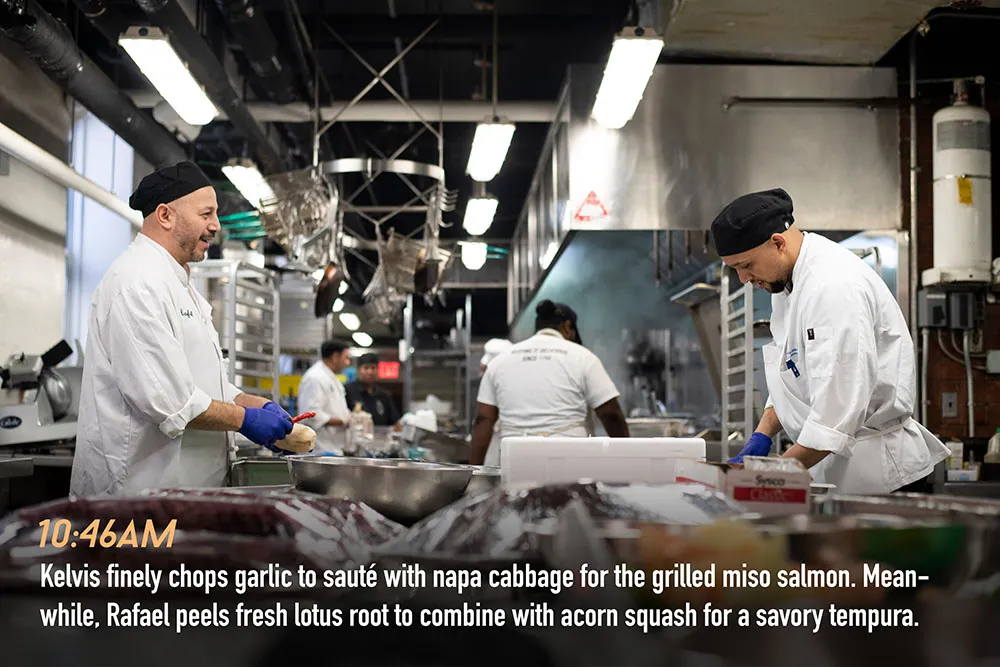 Kelvis chops garlic