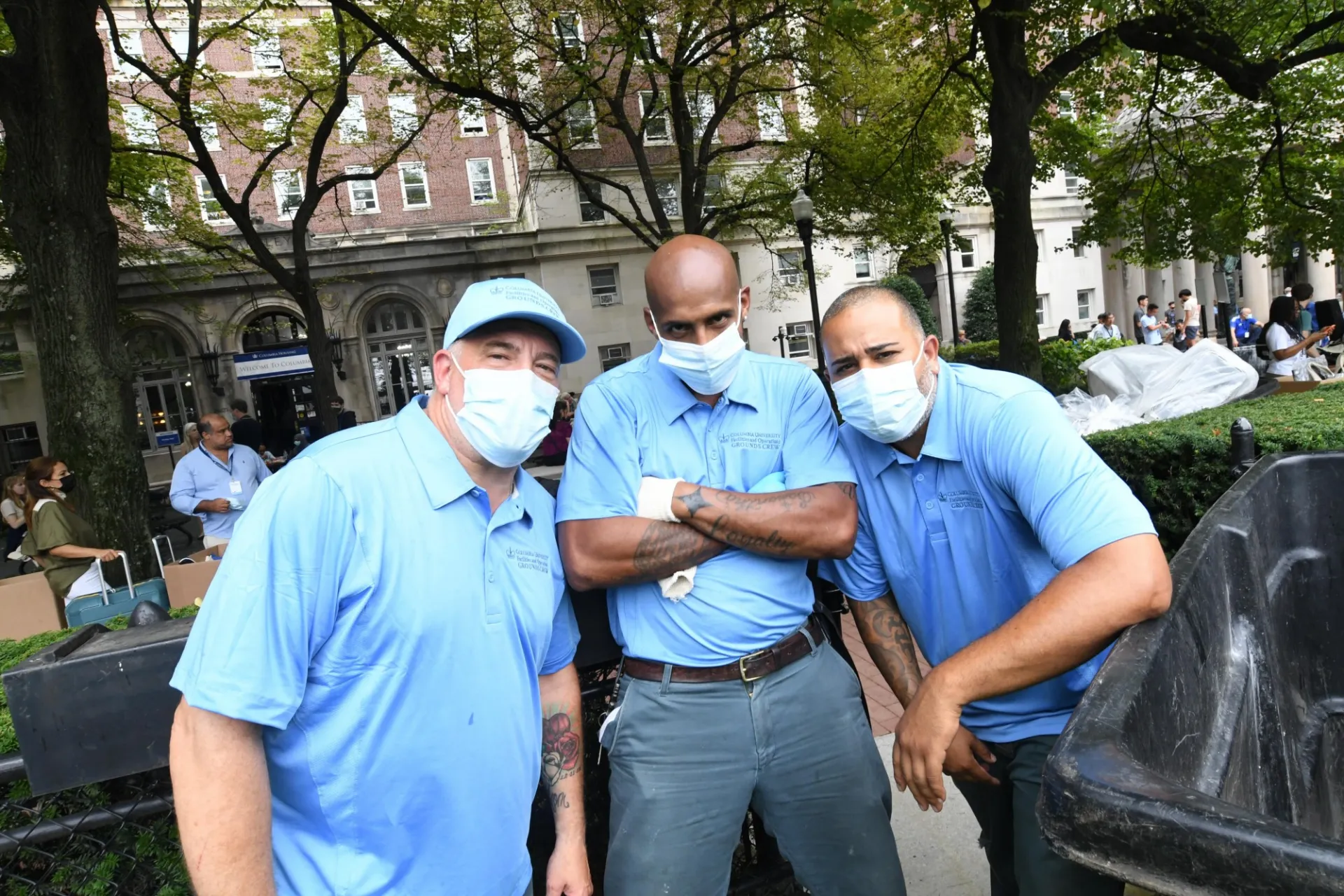 Members of the Facilities Grounds Crew