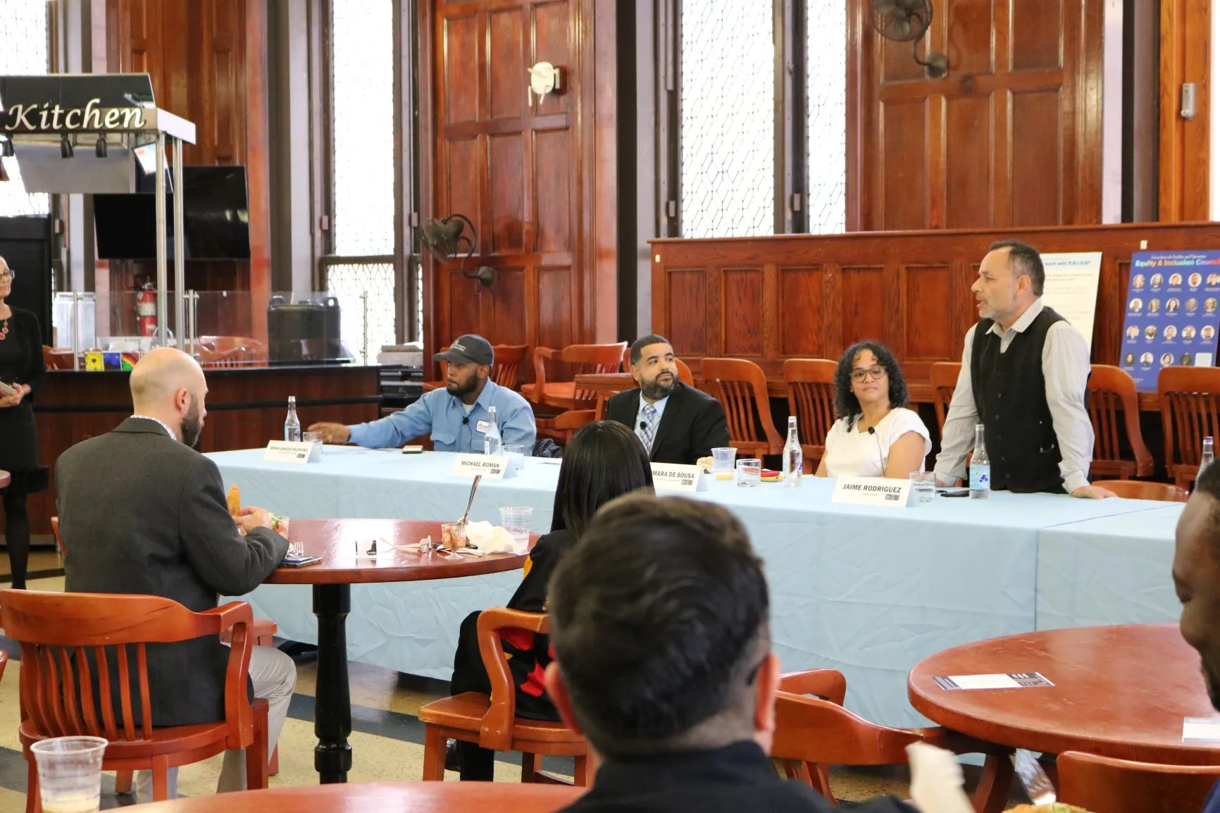 Panelists reflected on their heritage, family and work during the discussion.