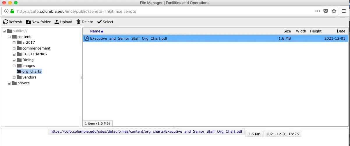Screenshot of process step 2