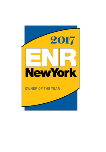Columbia University was recognized as "Owner of the Year" by Engineering News Record. ENR New York Owner of the Year logo