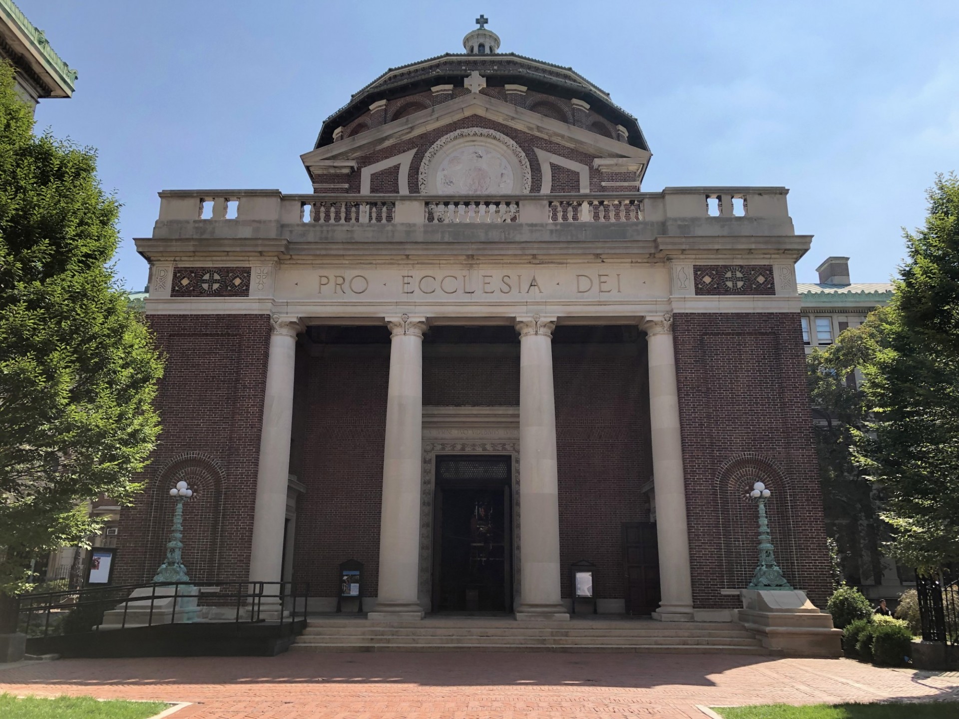 The renovation of St. Paul's Chapel – which also addressed necessary waterproofing – showcases the beauty of this campus gem. Entrance of St. Paul's Chapel