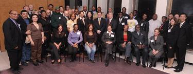 Program participants, including Columbia University facilities directors and New York City Department of Small Business Services officials and executive staff 