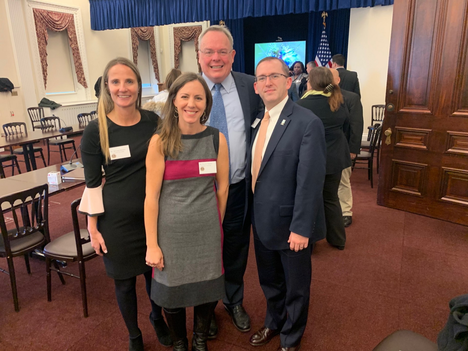 From left to right: Dr. Melanie Bernitz, Columbia Health, Dr. Rachel Shelton, Columbia School of Public Health, Director Jim Carroll, ONDCP, and Dr. Michael McNeil, Columbia Health From left to right: Dr. Melanie Bernitz, Columbia Health, Dr. Rachel Shelton, Columbia School of Public Health, Director Jim Carroll, ONDCP, and Dr. Michael McNeil, Columbia Health