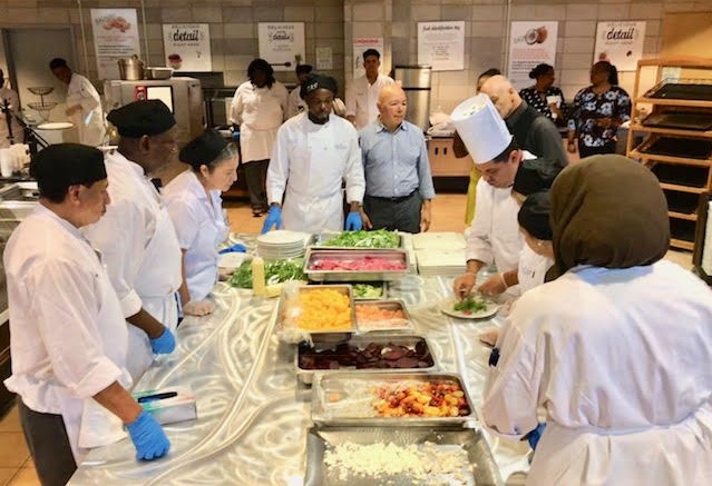 The Columbia Dining team at their 2018 Culinary Training event