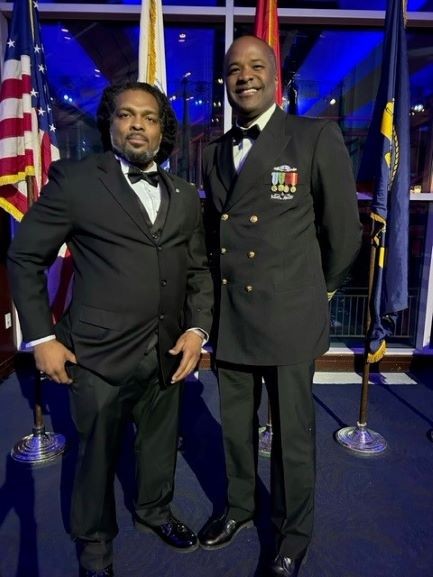 Henry Clemente and Howell Jordan at the Military Ball