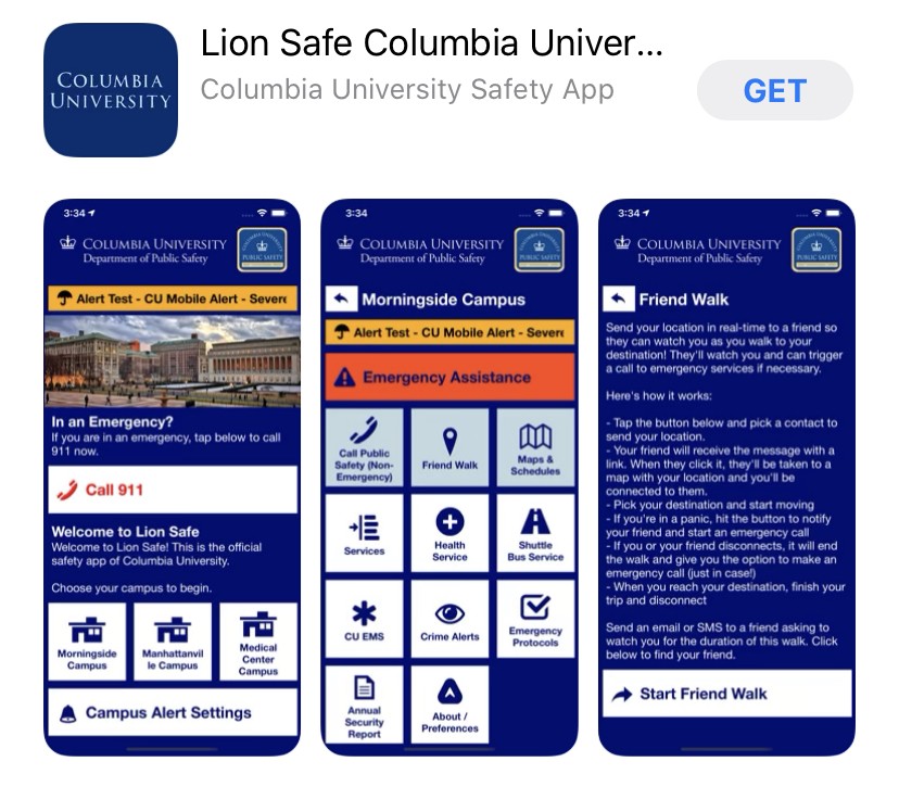 screenshot of Lion Safe app on iPhone app store