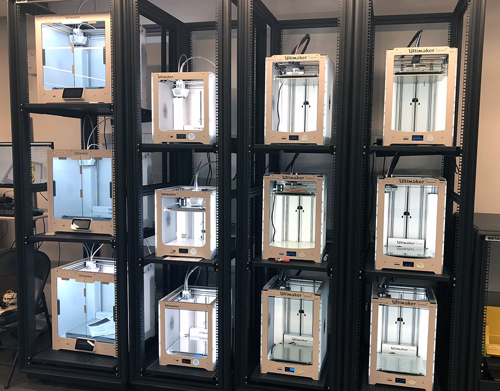 New 3D printers at the Innovation Foundry. New 3D printers at the Innovation Foundry.