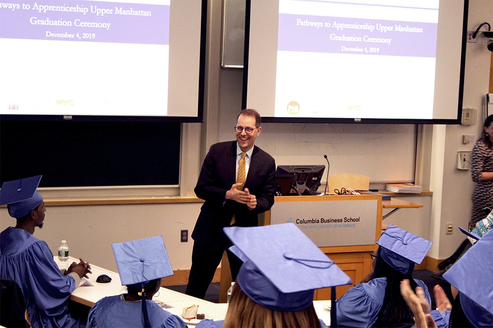 The ceremony was attended by Councilman Mark Levine, who spoke to the graduates. The ceremony was attended by Councilman Mark Levine, who spoke to the graduates.