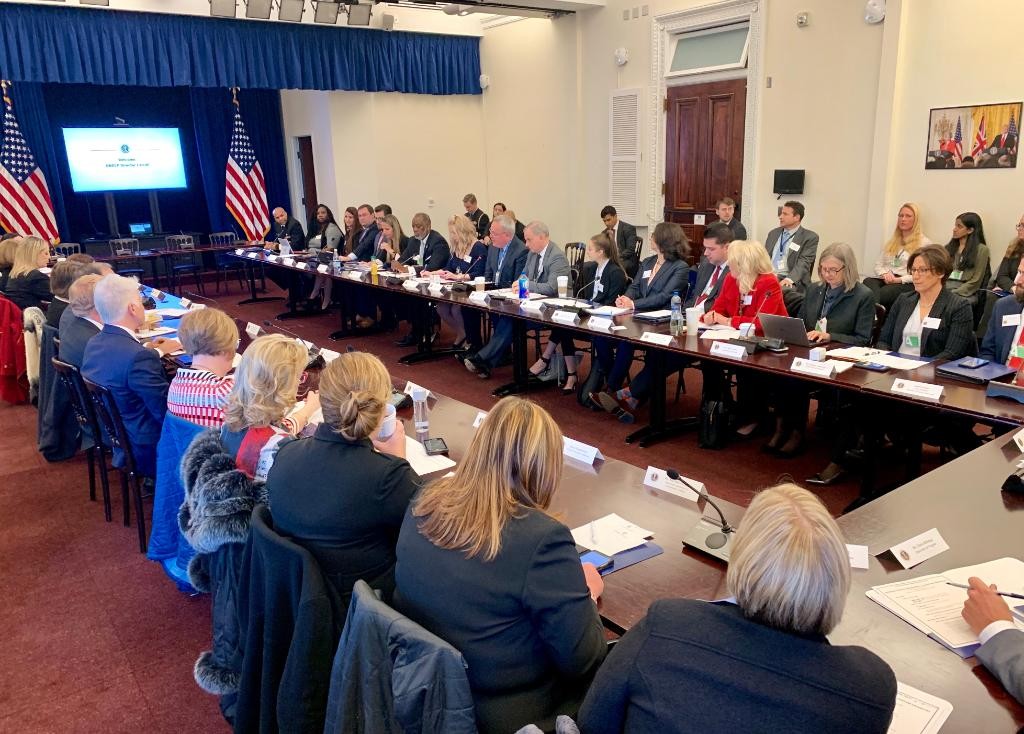 Representatives from colleges and universities and harm-reduction advocates at the White House.