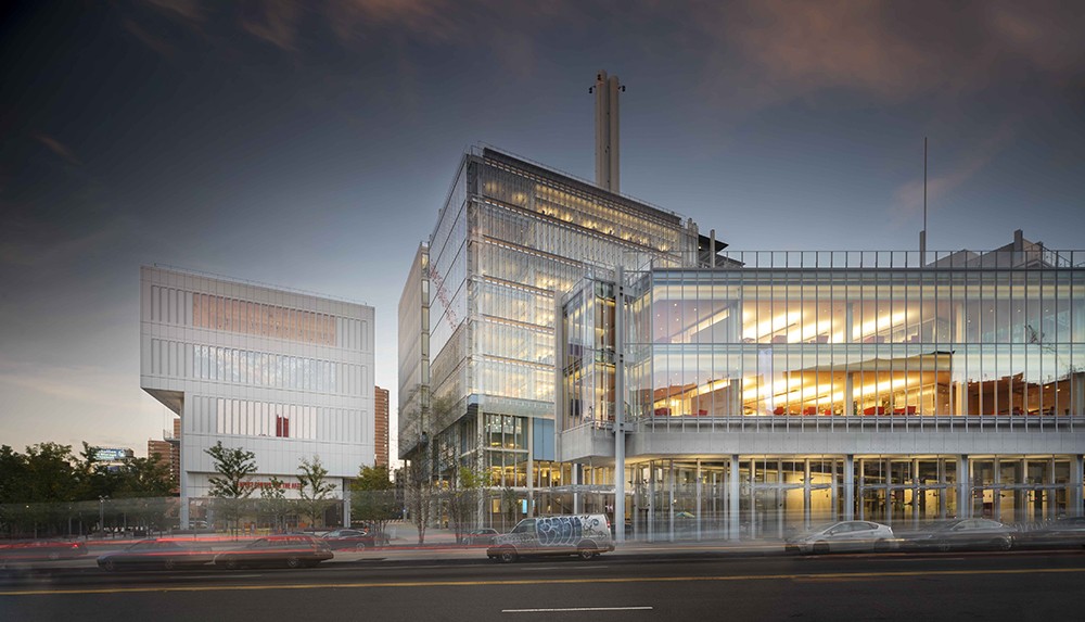 Lenfest Center for the Arts, Jerome L. Greene Science Center, and The Forum at Columbia's Manhattanville campus