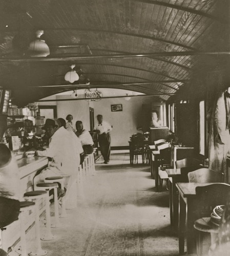 Interior of Gibbs Diner (predecessor of the West Market Diner)