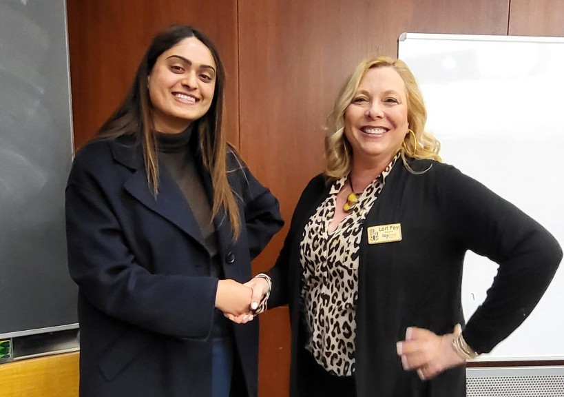 Saira Bhutta, CEO of SASCO Construction Service LLC and  Lori Fay, Principal of Loxme Group