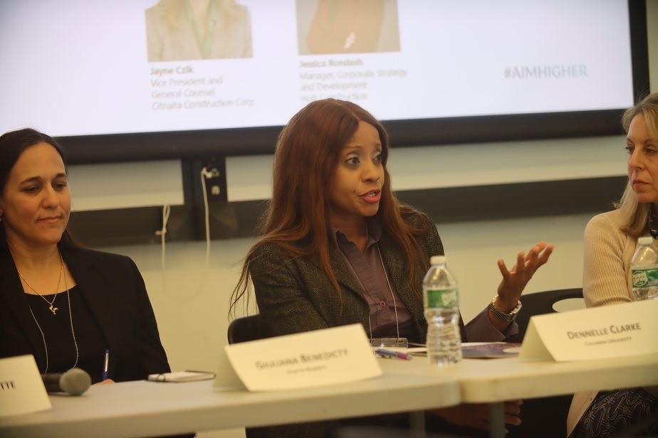 Dennelle Clarke, Executive Assistant to Vice President of University Operations was among the panelists on the Leadership Roundtable: ERGs - Force Multiplier or Sugar Pill?" panel. Dennelle Clarke, Executive Assistant to Vice President of University Operations was among the panelists on the Leadership Roundtable: ERGs - Force Multiplier or Sugar Pill?" panel.