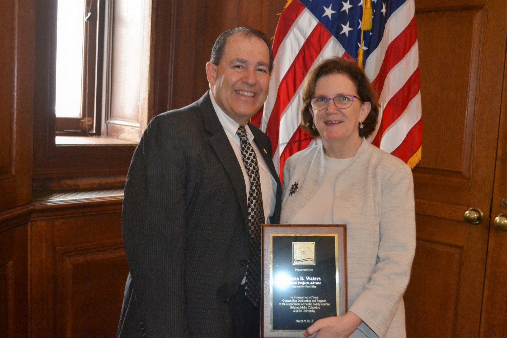 Anne Waters, special projects advisor for Facilities and Operations, was recognized for exceptional service.