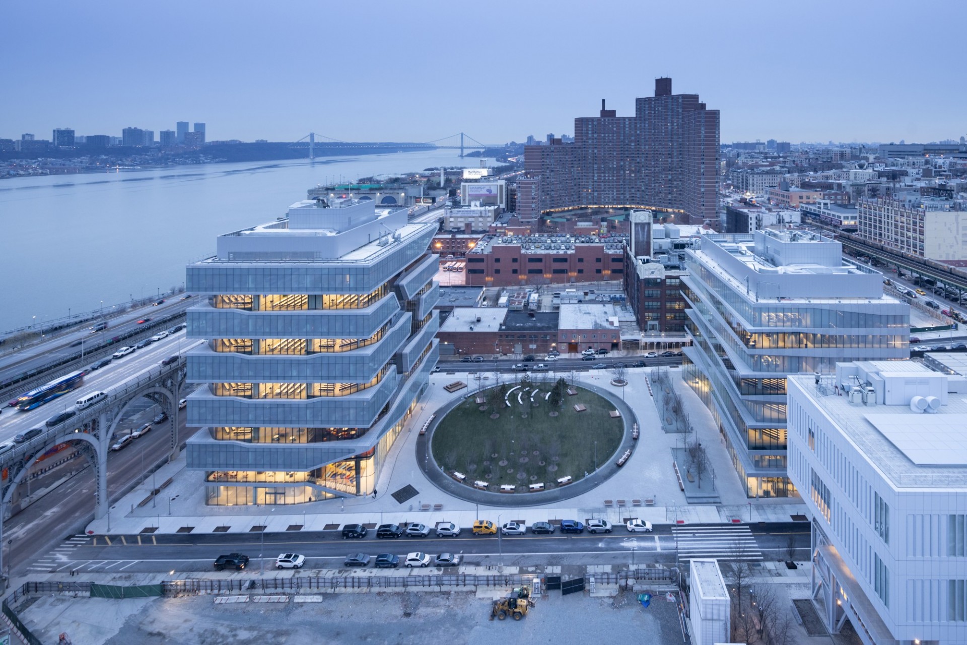 Henry R. Kravis Hall, the Square, and David Geffen Hall