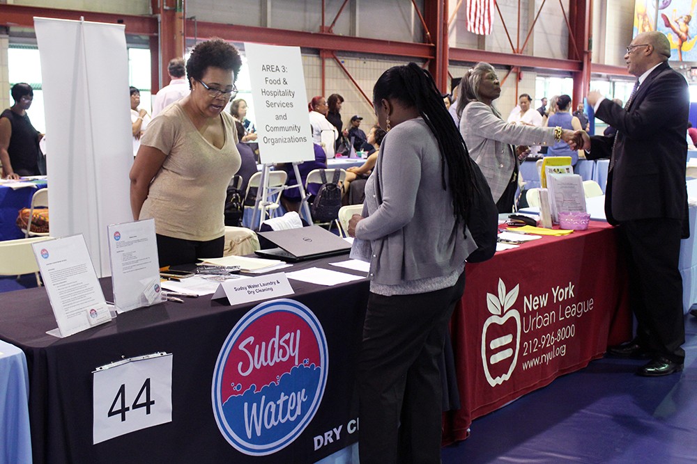 In Summer 2017 Sudsy Water Dry Cleaning participated with several hundred other vendors at Columbia's annual community-focused Career Expo