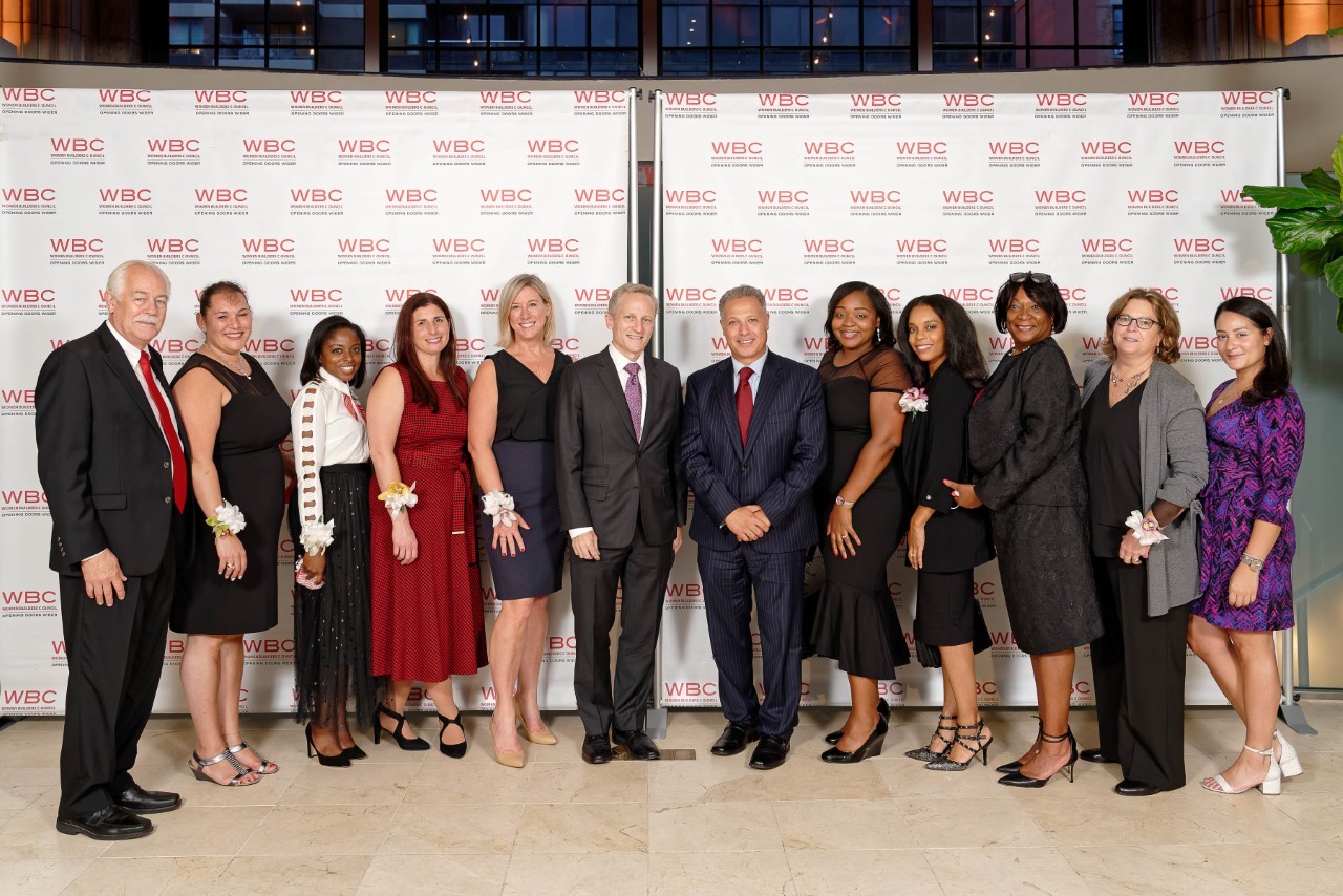 (L-R): Donald Schlosser, Afrodita Sali, Monifa Smith-Zamor, Antonella Contrera, Karri Rivera, David Greenberg, Hany Ayoub, Scharlene De La Cruz, Tiffany Williams, Tanya Pope, Helen Bielak, Omairys Rodriguez WBC Gala